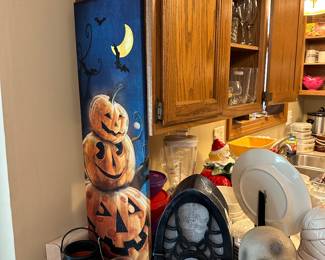 Halloween and kitchen items