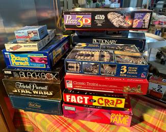 Lots of games - downstairs 
