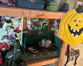 Coleman lamp and stove , Palma Sleeping Bags