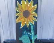 wcute sunflower painting241 t