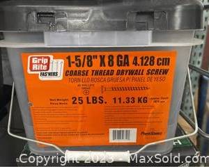 wnew 25 pound bucket drywall screws71 t