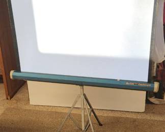 Vintage projector screen 