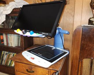 Visually impared magnifier/reader