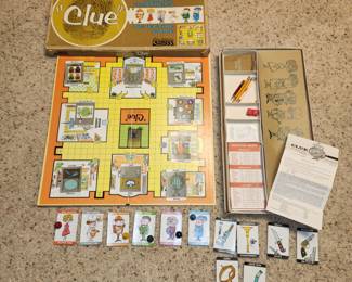 1960 Clue game.  No missing pieces
