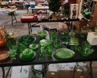 Lots of uranium glass