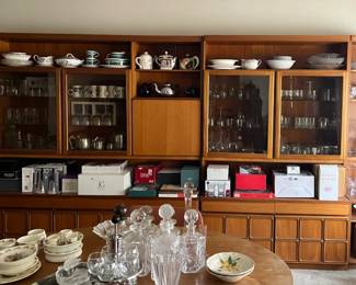 McIntosh Teak Finished Top unit, Base and Corner unit - 5 pieces total