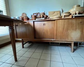 MCM Sideboard - multiple compartments, sliding door