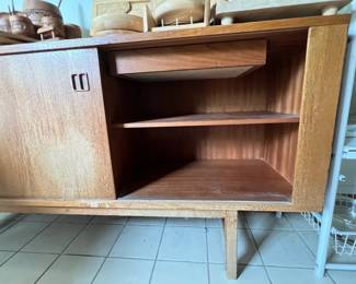 MCM Sideboard - multiple compartments, sliding door