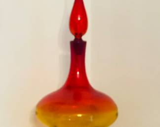 $175 Blenko Glass Decanter