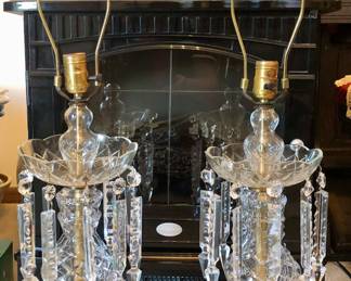 $150 Crystal Prism Lamps - 1 flaw
