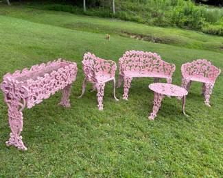 $325  5 Piece Wrought Iron Set