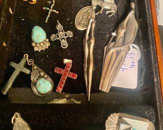 Ruth Bloch sterling Pins