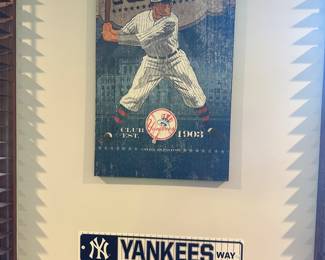 NY Yankees Americas Pass-time Wall Art