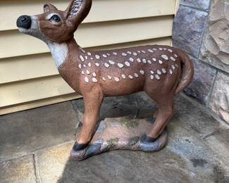 Cement Outdoor Fawn