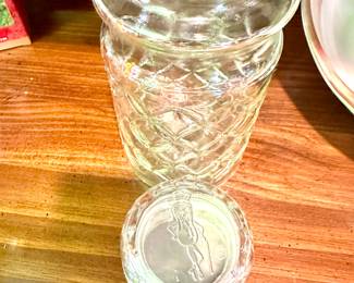 1983 Mr Peanut Glass Jar