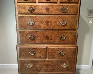 Baker Chest of drawers.  Over 5' tall.