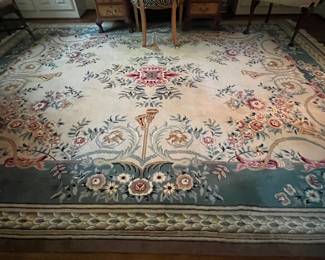 There are many beautiful rugs throughout this home.  Don't miss a one of them!  Look down, and always watch your step.