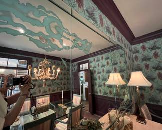 This mirror.  HOLY WOW!  It is huge, and it is a wonderful piece.  The design is just spectacular.