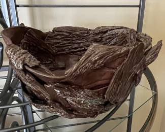 Many pieces of interesting pottery throughout the home.