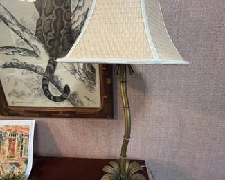 This is the other matching lamp that I mentioned.  It now resides upstairs on the desk in one of the bedrooms with its mate.