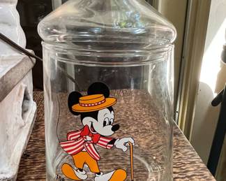 Vintage Mickey Mouse cookie jar.