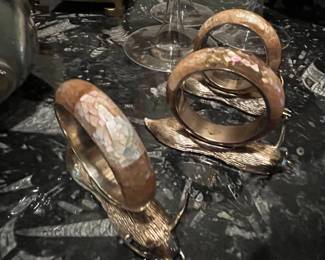 Maitland Smith Napkin rings.