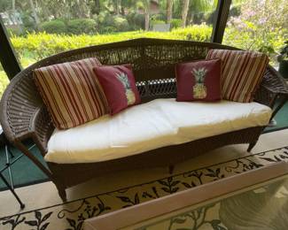 Literally the nicest cleanest antique wicker sofas