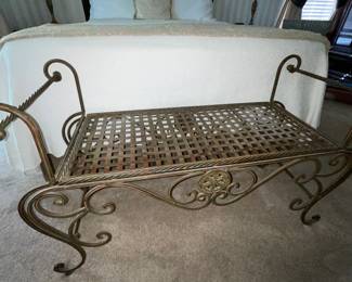 Metal bench