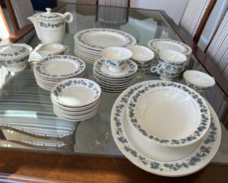 NOW $95. $195. China Set. Theodore Haviland New York. Made in America. ARBOR pattern.
8 piece setting (48) plus Tea Pot, cream & sugar, serving bowl and platter.
Pristine condition.