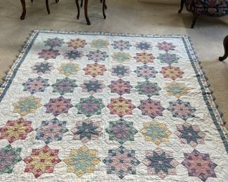 $200.00. Hand Stitched Quilt 86” x 96” (8’)