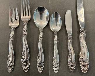 STERLING SILVER FLATWARE SET