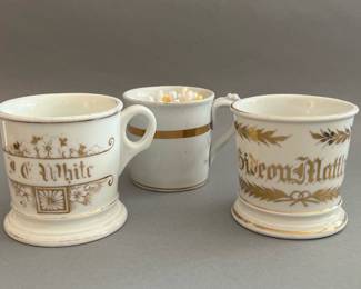 Antique Occupational Shaving Mugs