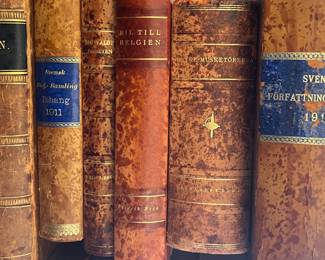 Antique Leather Bound Books 