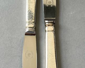 Sterling Silver Handles Butter Knives 