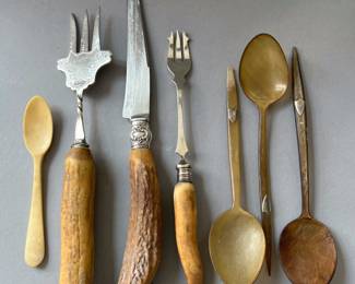 Vintage Bone and Horn Utensils 