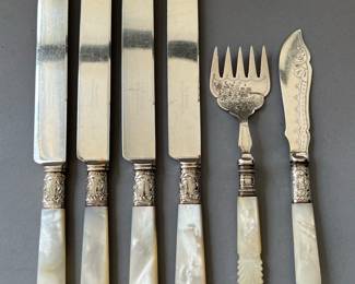 Mother of Pearl Handles Utensils 