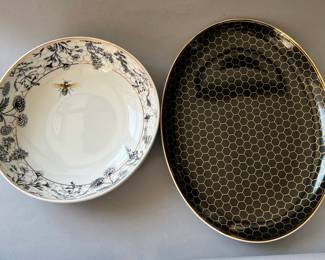 Williams-Sonoma Beehive Bee Serving Platters and Bowls