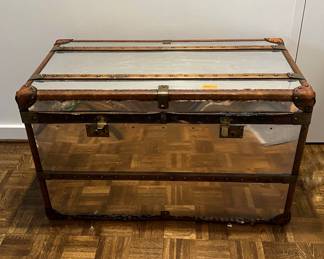 Vintage Chrome Trunk 