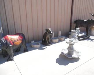 Various art pieces in all shapes and sizes