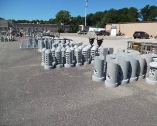 Walkway lighted markers, just add a light source, and presto, your home becomes a much better place