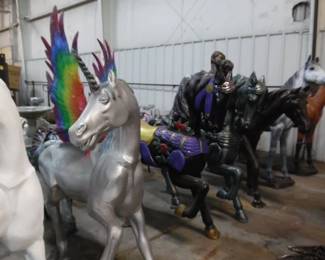 Carousel horses, and Unicorns