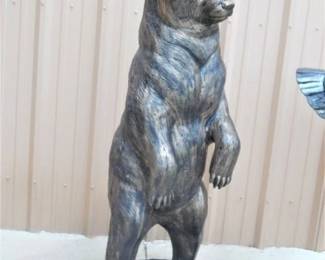 Large aluminum bear