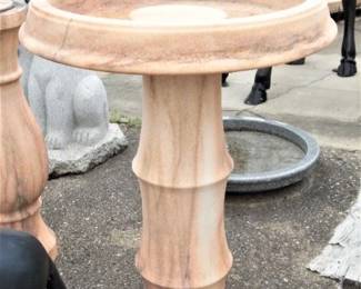 Large tall birdbath