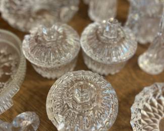 Crystal candy dishes 