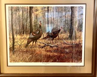 Ducks Unlimited print, numbered and signed 