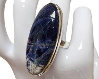 Beautiful Sterling Silver Sodalite Rings