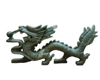 Jade Carved Dragon Large Size Beautiful Piece