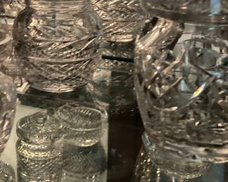 French Cut Crystal Glasses