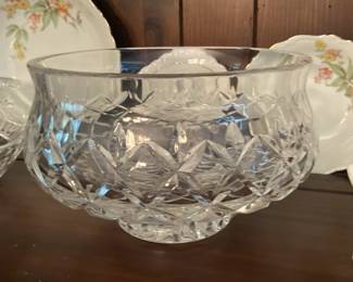 Carved French Crystal Glass