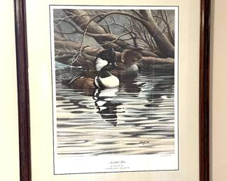 Ducks Unlimited, Secluded Water by Harold Roe. Number 1476 of 5300